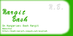 margit bash business card